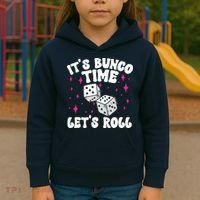 ItS Bunco Time Bunco Game Kids Hoodie thumb 3