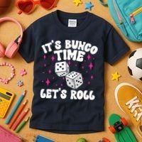ItS Bunco Time Bunco Game Kids T-Shirt thumb 3