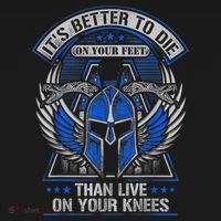 It's Better To Die On Your Feet Than To Live On Your Knees Women's Hoodie thumb 2