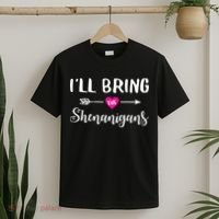 I'll Bring The Shenanigans Funny Drinking Party T-Shirt thumb 2