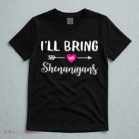 I'll Bring The Shenanigans Funny Drinking Party T-Shirt thumb 5
