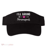I'll Bring The Shenanigans Funny Drinking Party Visor thumb 0
