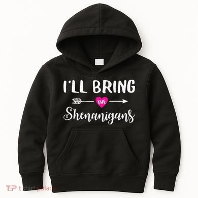 I'll Bring The Shenanigans Funny Drinking Party Kids Hoodie