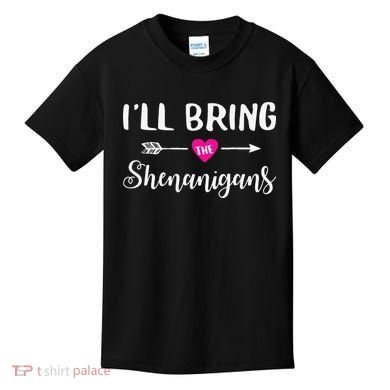 I'll Bring The Shenanigans Funny Drinking Party Kids T-Shirt