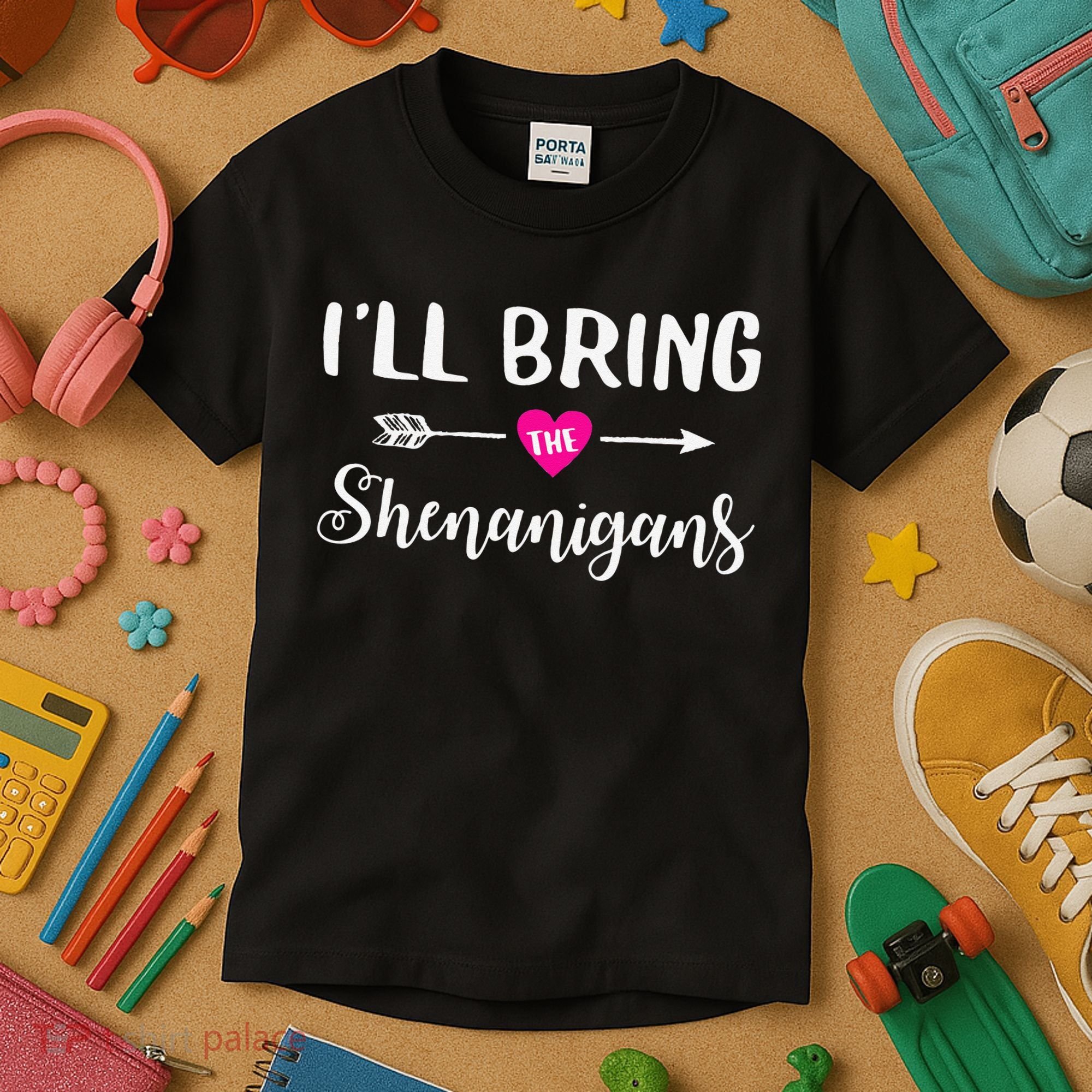 I'll Bring The Shenanigans Funny Drinking Party Kids T-Shirt