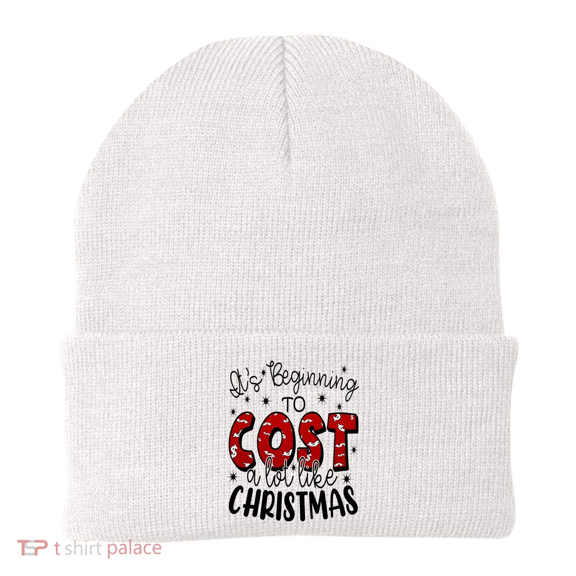 Its Beginning To Cost A Lot Like Christmas Funny Beanie