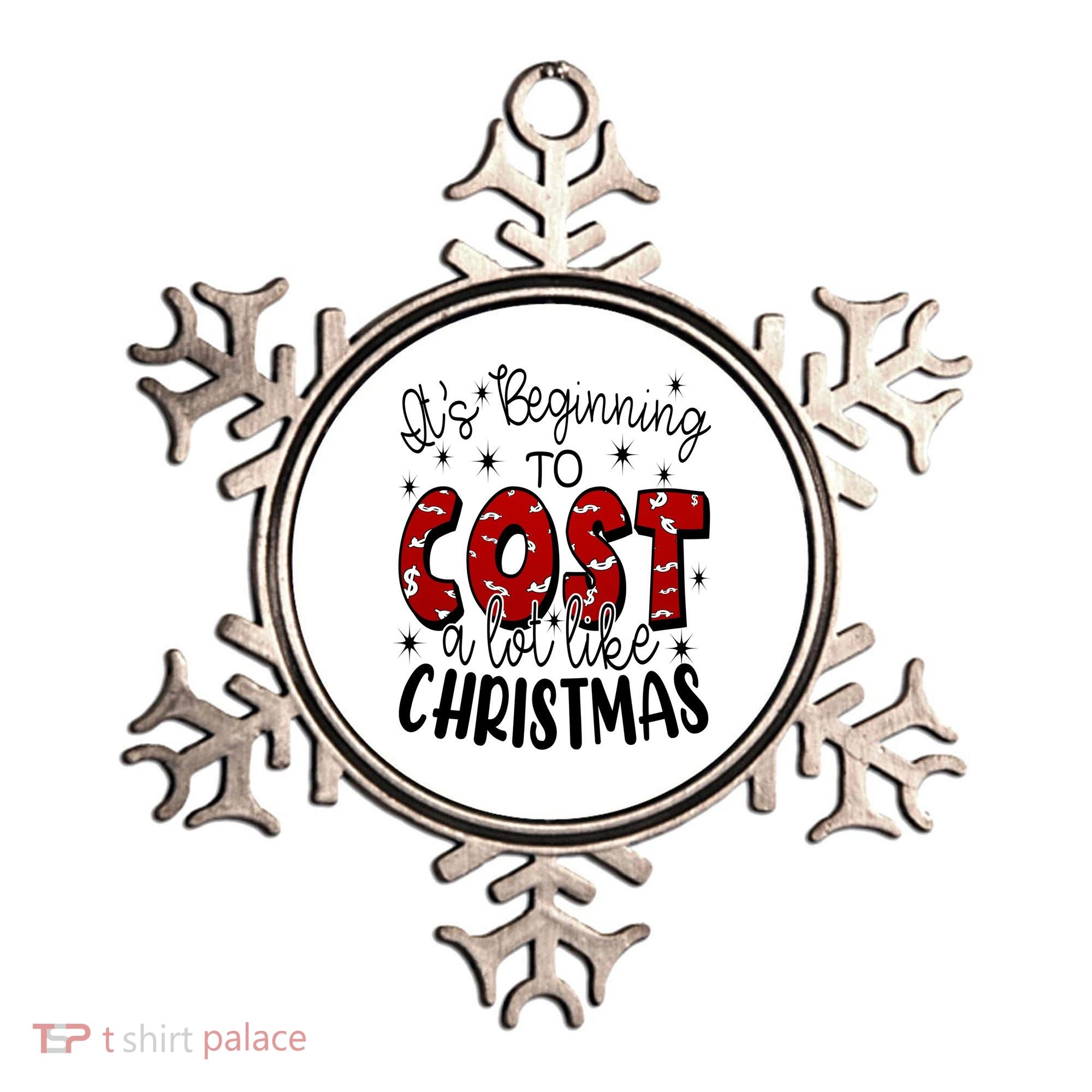 Its Beginning To Cost A Lot Like Christmas Funny Ornament