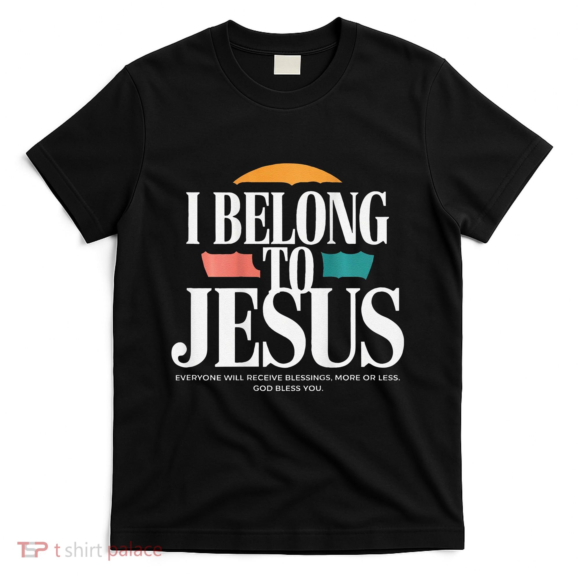 I Belong To Jesus Cross Minimalist Christian T-Shirt