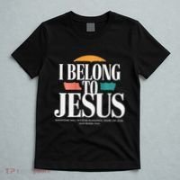 I Belong To Jesus Cross Minimalist Christian T-Shirt thumb 5