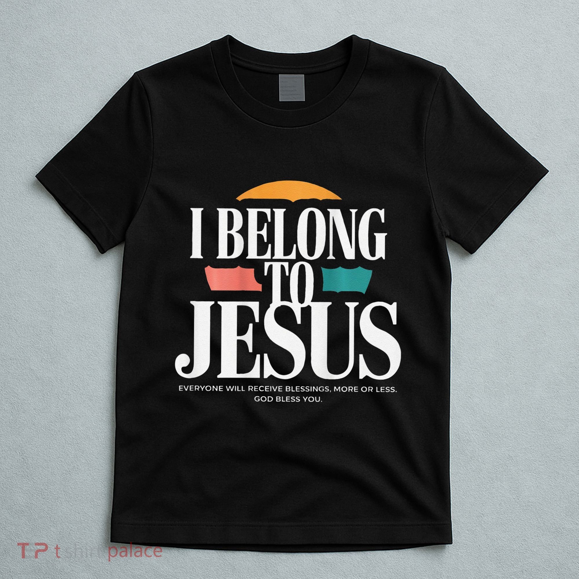 I Belong To Jesus Cross Minimalist Christian T-Shirt