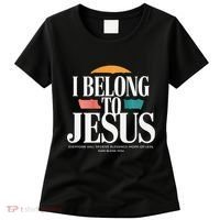 I Belong To Jesus Cross Minimalist Christian Women's T-Shirt thumb 0