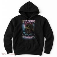 I Build The Beat From Scratch Funny Cosmic Dj Cat Hoodie thumb 0