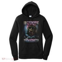 I Build The Beat From Scratch Funny Cosmic Dj Cat Women's Hoodie thumb 0