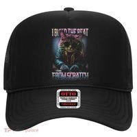 I Build The Beat From Scratch Funny Cosmic Dj Cat Hat thumb 0