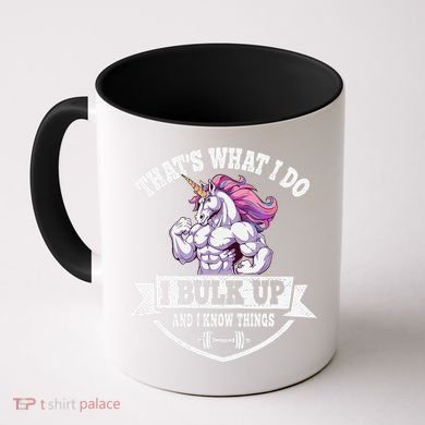 I Bulk Up Funny Unicorn Workout Training Coffee Mug