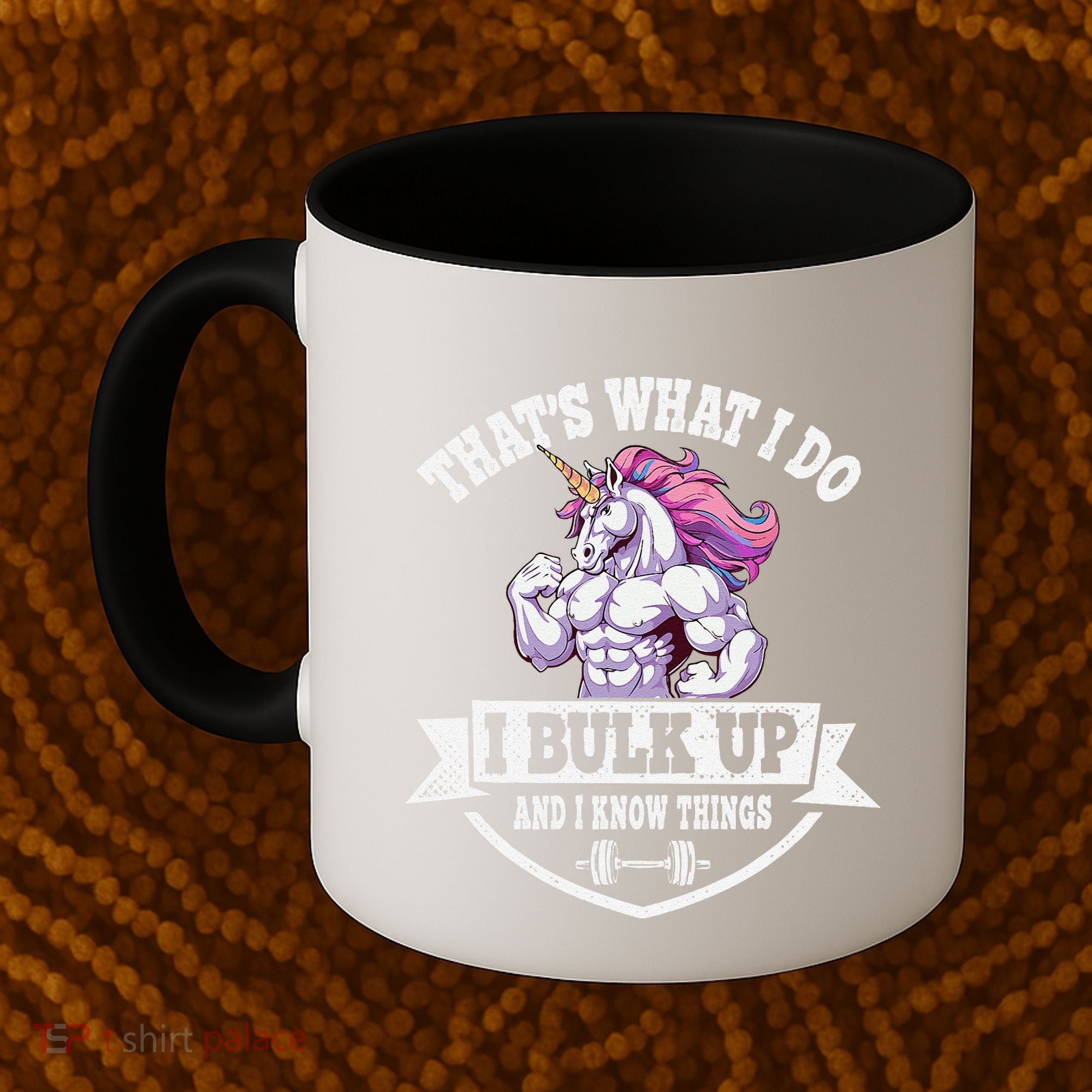 I Bulk Up Funny Unicorn Workout Training Coffee Mug