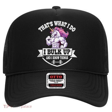 I Bulk Up Funny Unicorn Workout Training Hat