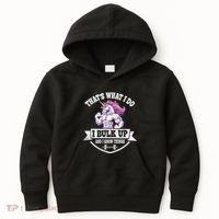 I Bulk Up Funny Unicorn Workout Training Kids Hoodie thumb 0