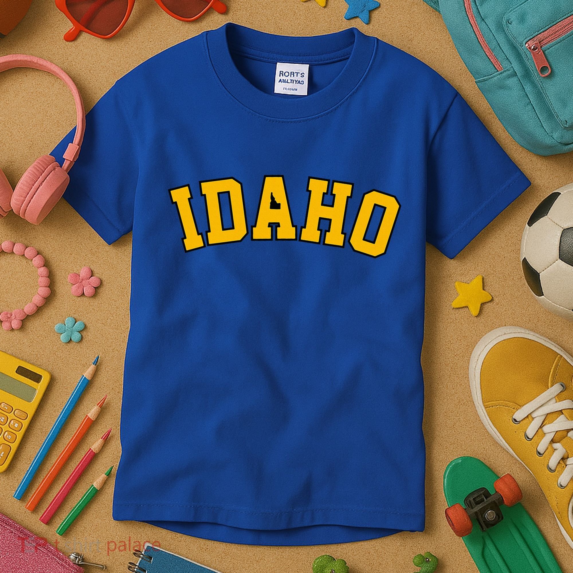 Idaho Basic  Vandal College Potatoe State Kids T-Shirt