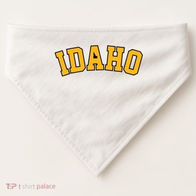 Idaho Basic Vandal College Potatoe State Gift USA-Made Doggie Bandana