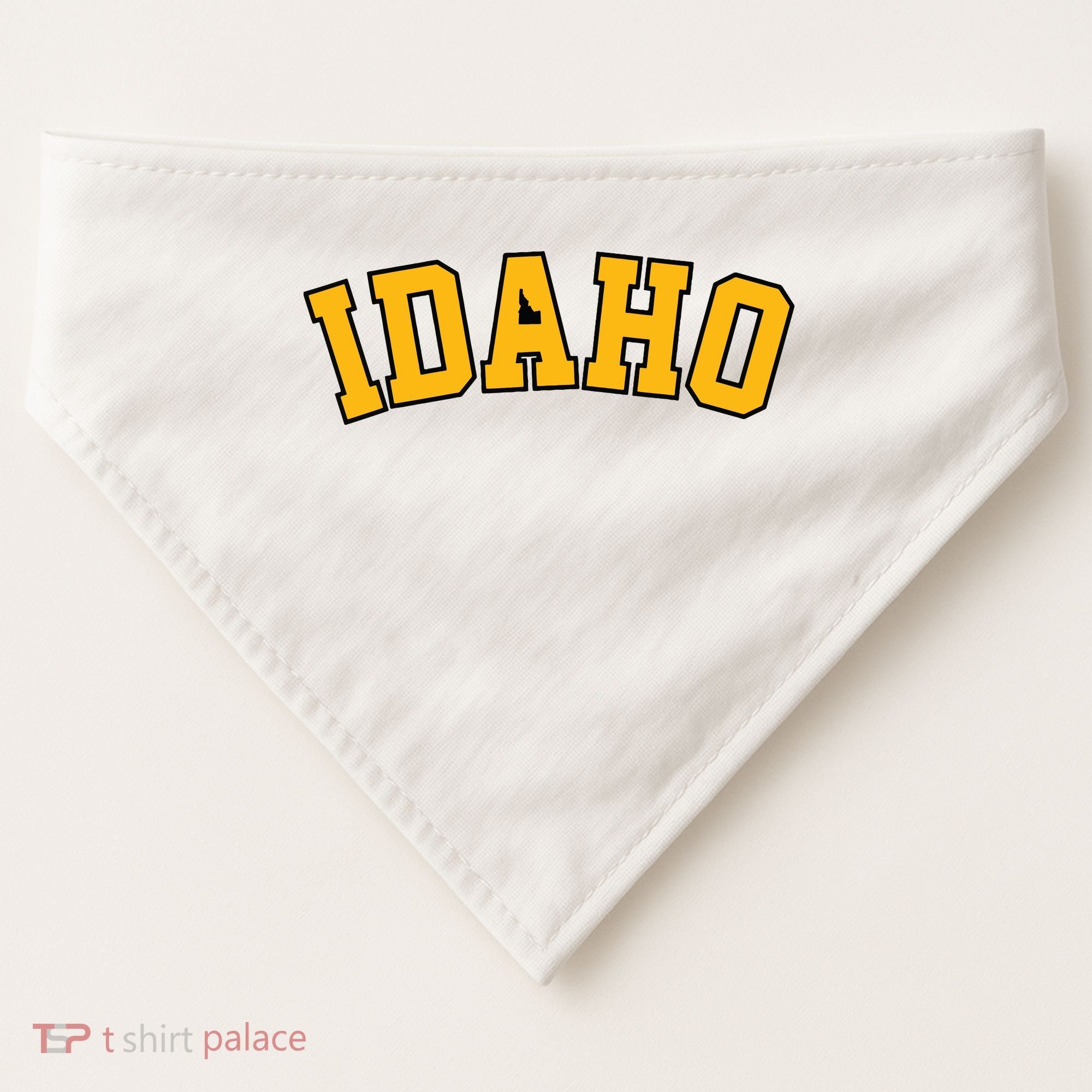 Idaho Basic Vandal College Potatoe State Gift USA-Made Doggie Bandana