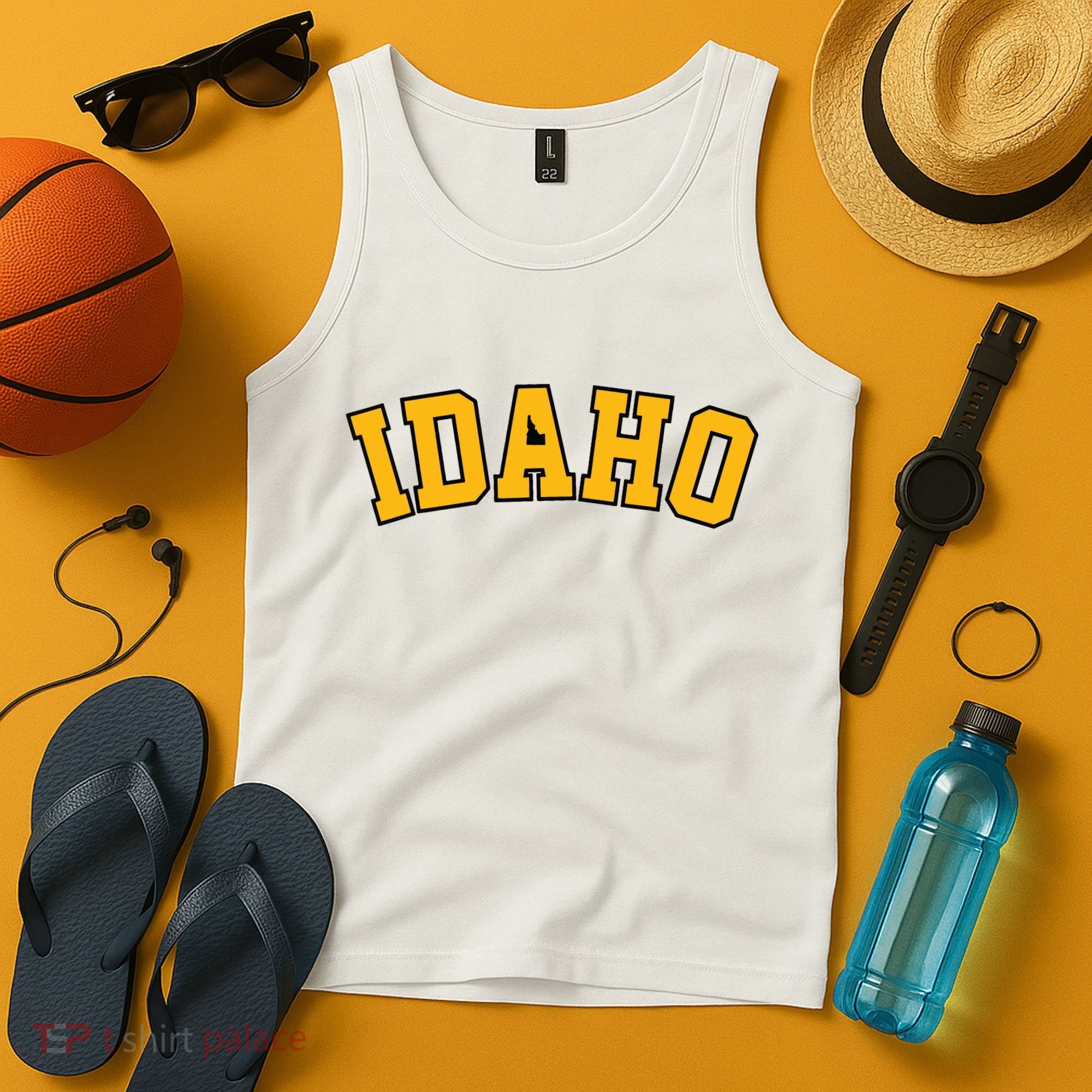 Idaho Basic Vandal College Potatoe State Gift Tank Top