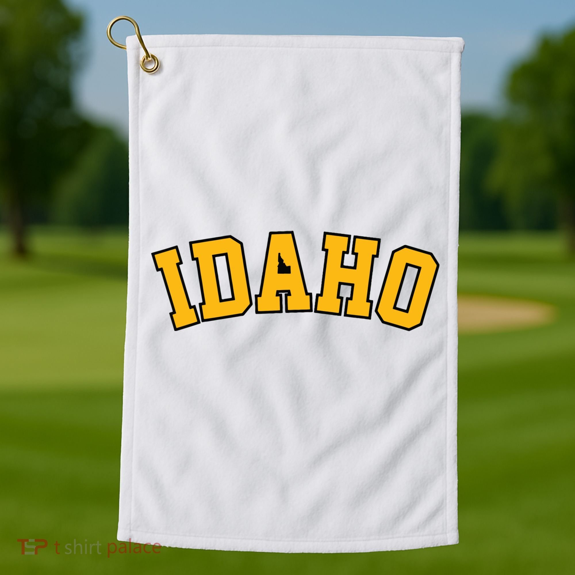Idaho Basic Vandal College Potatoe State Gift Golf Towel