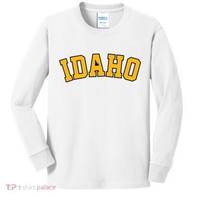 Idaho Basic Vandal College Potatoe State Gift Kids Long Sleeve Shirt