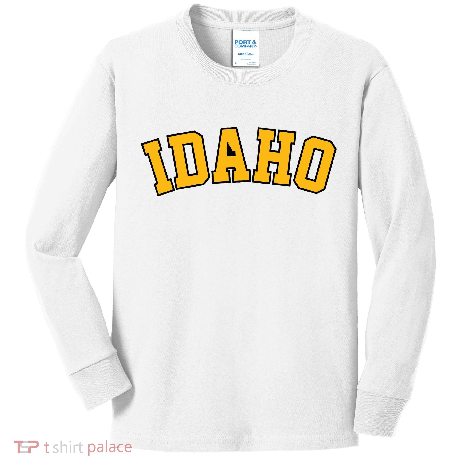 Idaho Basic Vandal College Potatoe State Gift Kids Long Sleeve Shirt