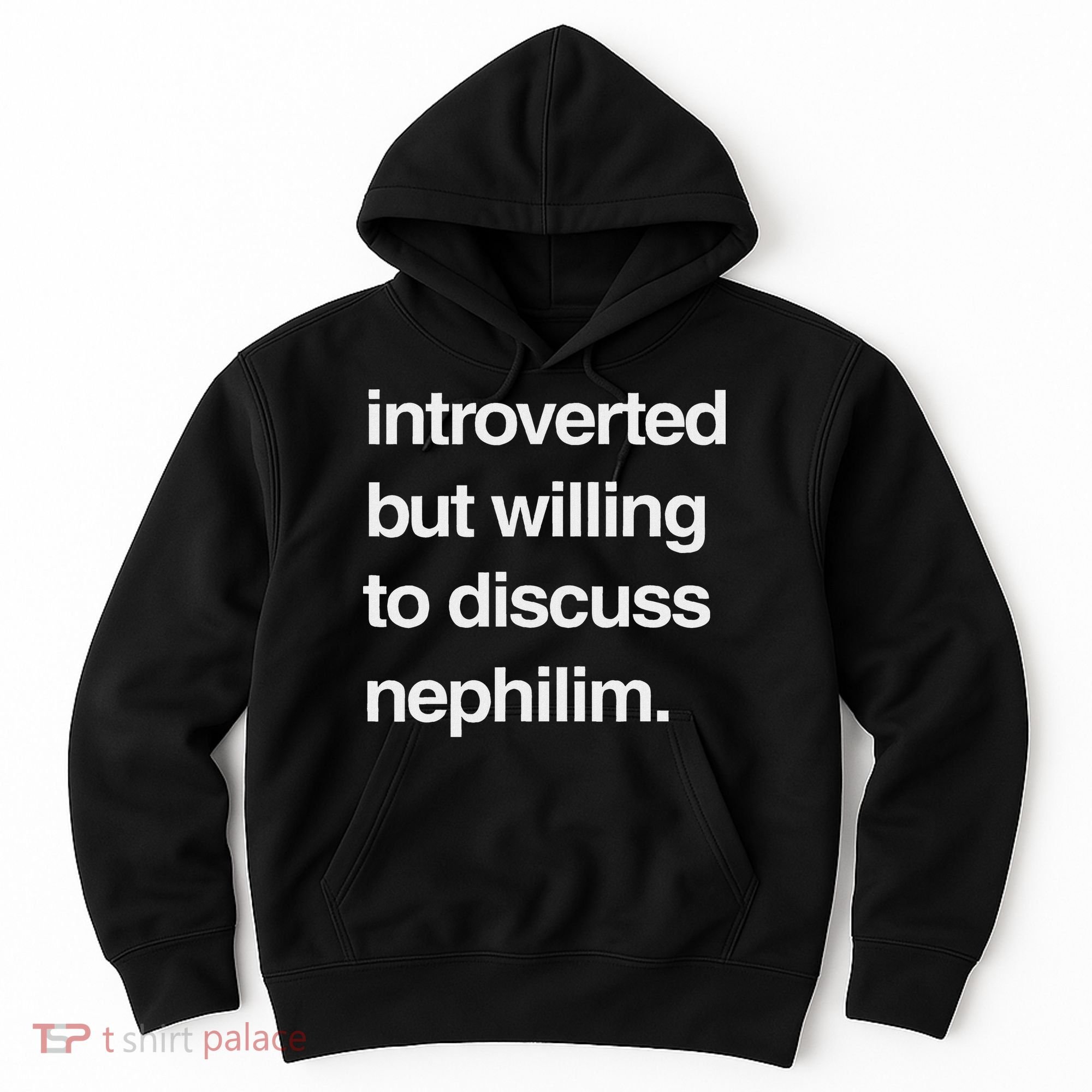 Introverted But Willing To Discuss Nephilim Hoodie