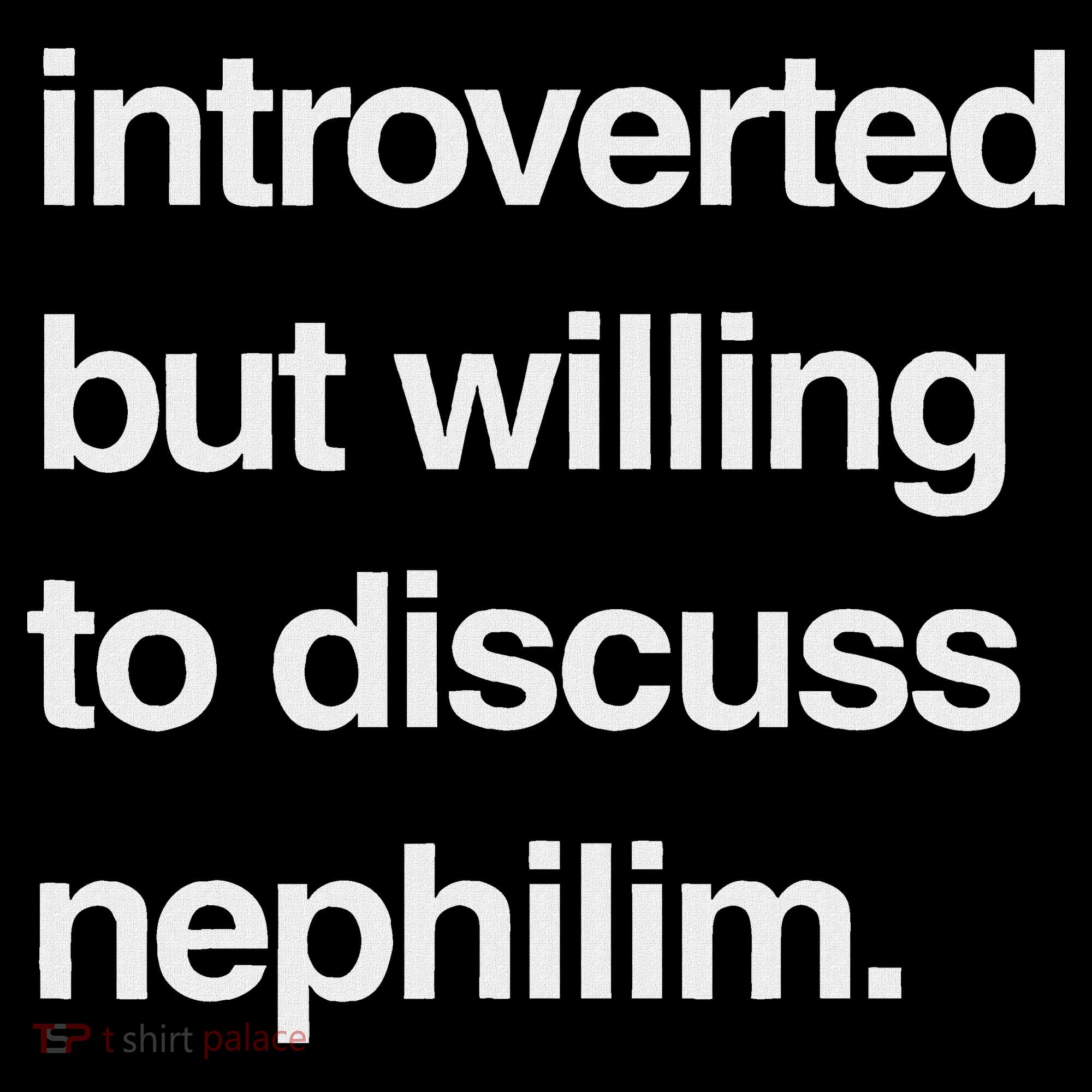 Introverted But Willing To Discuss Nephilim Women's Hoodie