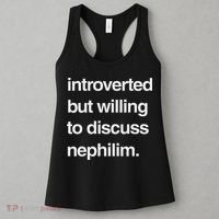 Introverted But Willing To Discuss Nephilim Women's Tank Top thumb 3