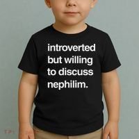 Introverted But Willing To Discuss Nephilim Toddler T-Shirt thumb 2