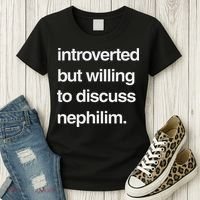 Introverted But Willing To Discuss Nephilim Women's T-Shirt thumb 3