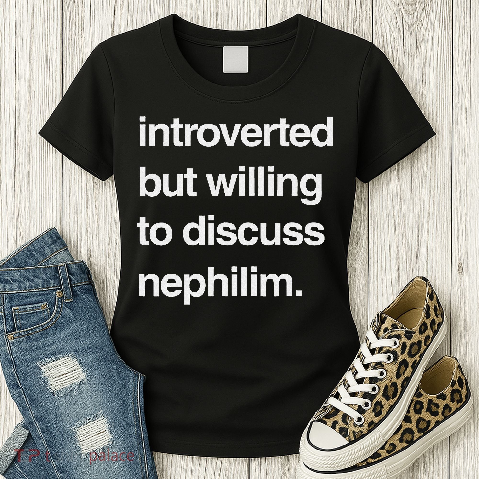 Introverted But Willing To Discuss Nephilim Women's T-Shirt