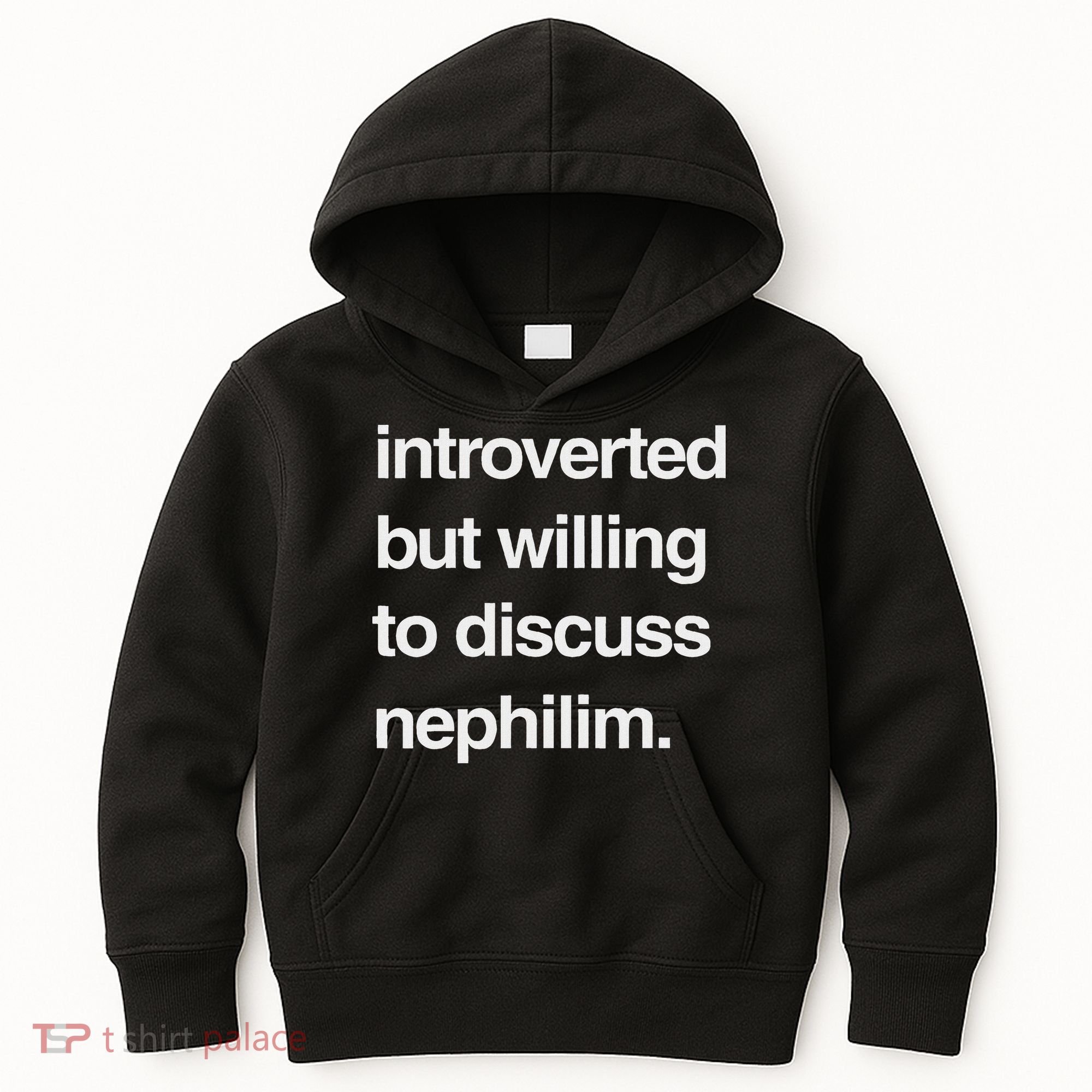 Introverted But Willing To Discuss Nephilim Kids Hoodie