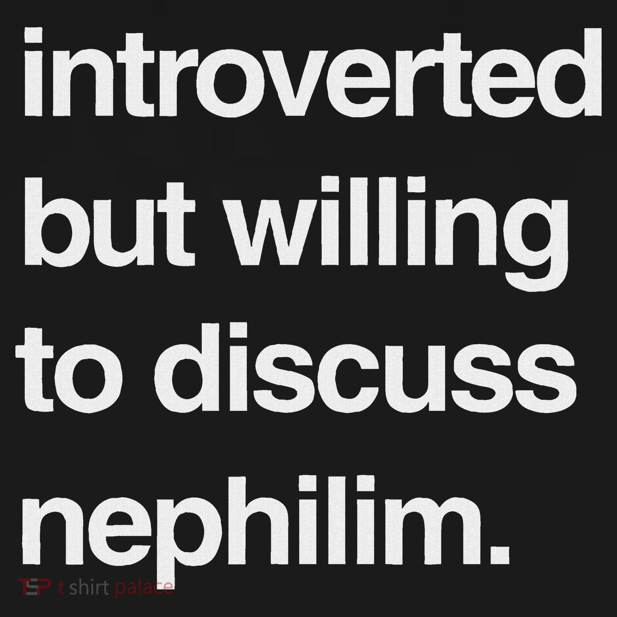 Introverted But Willing To Discuss Nephilim Kids Hoodie