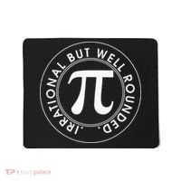 Irrational But Well Rounded Funny Pi Day 3.14 Mathematic Mousepad thumb 0