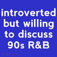 Introverted But Willing To Discuss 90s R&B Funny 1990s Humor Visor thumb 3