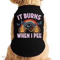 It Burns When I Pee Sun Rainbow  Doggie Tank thumb 0