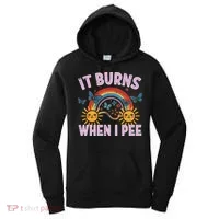 It Burns When I Pee Sun Rainbow  Women's Hoodie thumb 0