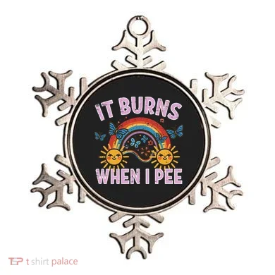 It Burns When I Pee Sun Rainbow  Ornament