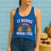 It Burns When I Pee Sun Rainbow  Women's Tank Top thumb 2