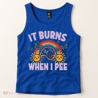 It Burns When I Pee Sun Rainbow  Tank Top thumb 2