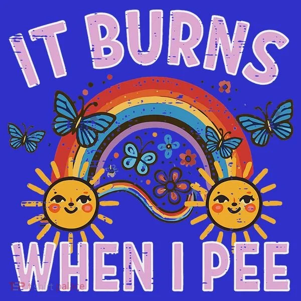 It Burns When I Pee Sun Rainbow  Women's T-Shirt