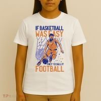 If Baseball Was Easy They'd Call It Football Funny T-Shirt thumb 4