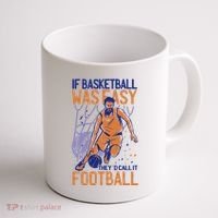 If Baseball Was Easy They'd Call It Football Funny Coffee Mug thumb 1