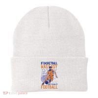 If Baseball Was Easy They'd Call It Football Funny Beanie thumb 0