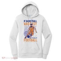 If Baseball Was Easy They'd Call It Football Funny Women's Hoodie thumb 0