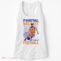 If Baseball Was Easy They'd Call It Football Funny Women's Tank Top thumb 0